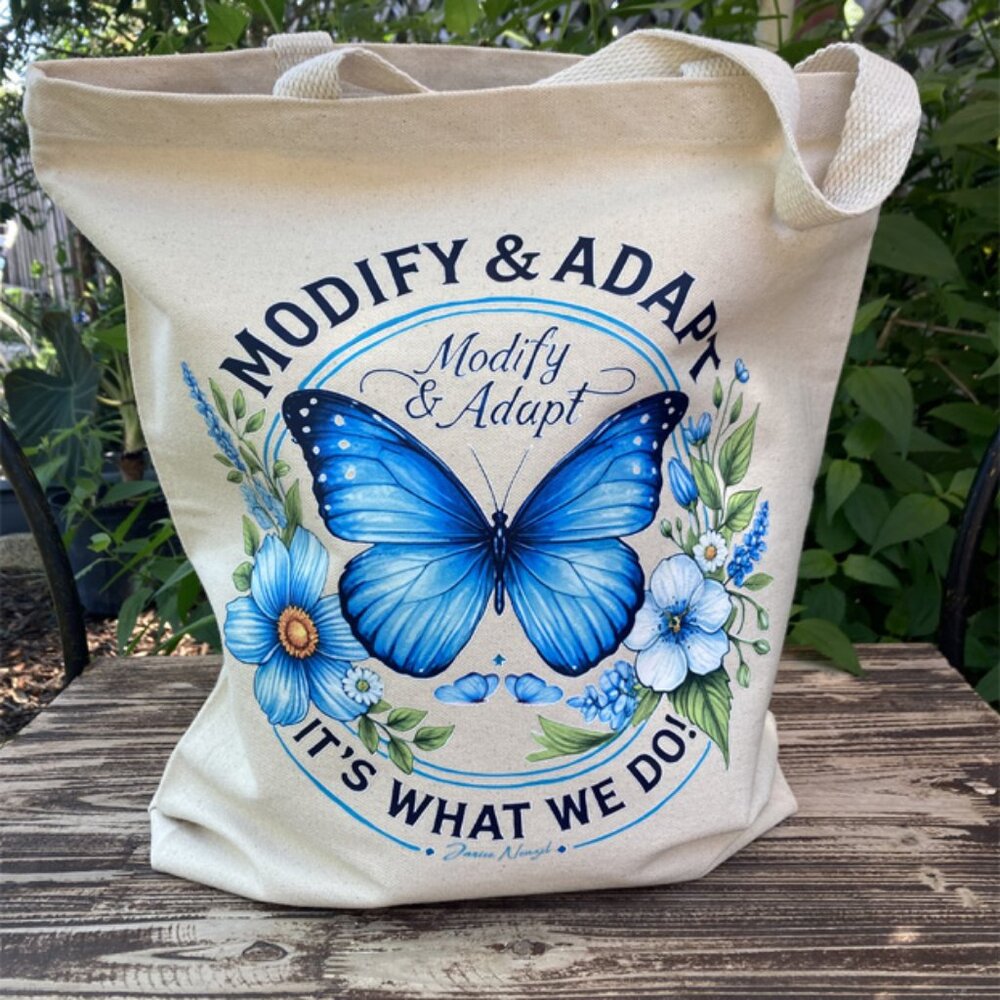 ButterFly Canvas Tote Bag with Handle Reusable Handbag Shopping Bag